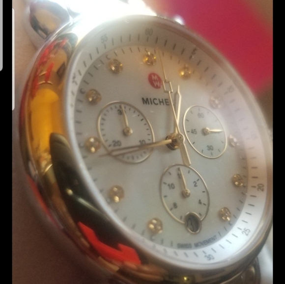MICHELE CSX 36 Signature Mirror Dial two tone - Picture 3 of 9